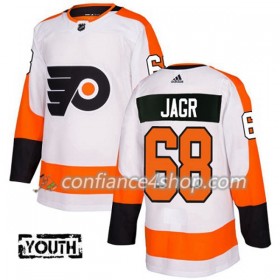 Adidas Maillot de Hockey Philadelphia Flyers Jaromir Jagr 68 2017-2018 Blanc Authentic - Enfant